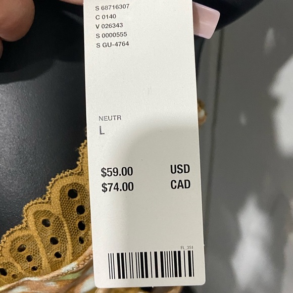 Mustard yellow corset top UO - Picture 4 of 8